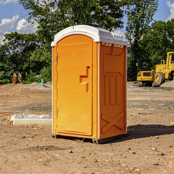 portable restroom at a wedding in Notus ID